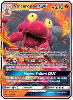 Carte Pokémon Volcaropod GX