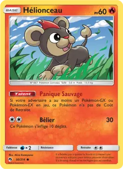 Carte Pokémon Hélionceau