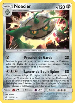 Carte Pokémon Noacier