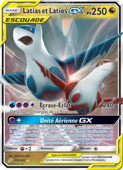 Carte Pokémon Latias et Latios GX