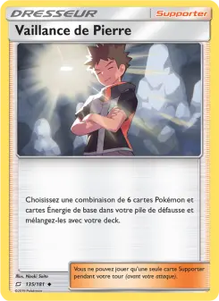Carte Pokémon Vaillance de Pierre