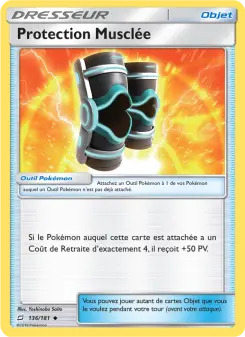 Photo carte Pokemon Protection Musclée Duo de Choc 136/181