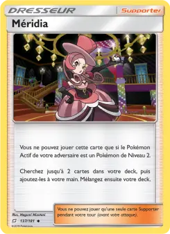 Carte Pokémon Méridia