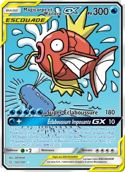 Carte Pokémon Magicarpe et Wailord GX