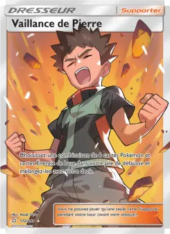Carte Pokémon Vaillance de Pierre
