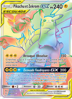Pikachu et Zekrom GX