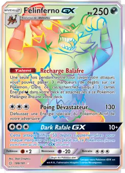 Carte Pokémon Félinferno GX