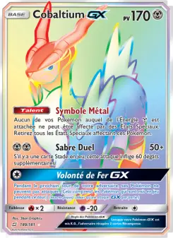 Carte Pokémon Cobaltium GX