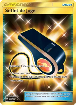 Carte Pokémon Sifflet de Juge
