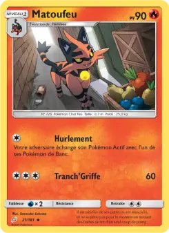 Carte Pokémon Matoufeu