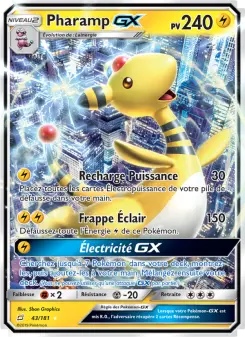 Carte Pokémon Pharamp GX