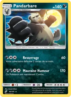 Carte Pokémon Pandarbare