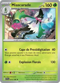 Photo carte Pokemon Miascarade Écarlate et Violet 15/198