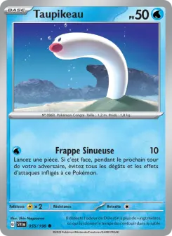 Photo carte Pokemon Taupikeau Écarlate et Violet 55/198