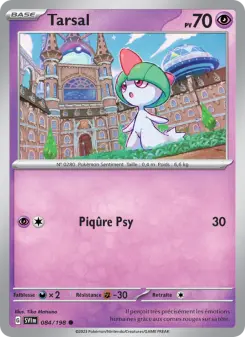 Photo carte Pokemon Tarsal Écarlate et Violet 84/198