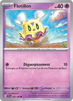 Photo carte Pokemon Flotillon Écarlate et Violet 102/198