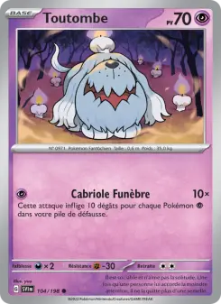 Carte Pokémon Toutombe