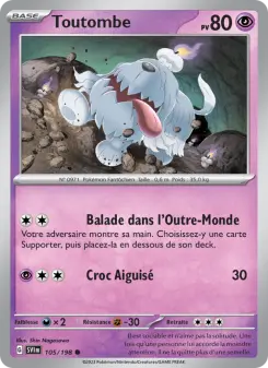 Carte Pokémon Toutombe