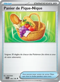 Photo carte Pokemon Panier de Pique-Nique Écarlate et Violet 184/198