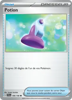 Photo carte Pokemon Potion Écarlate et Violet 188/198