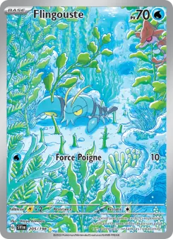 Photo carte Pokemon Flingouste Écarlate et Violet 205/198