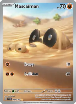 Photo carte Pokemon Mascaïman Écarlate et Violet 216/198