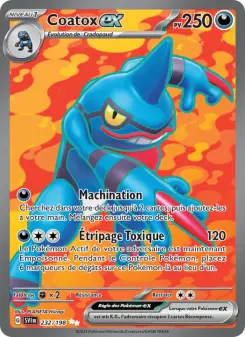 Carte Pokémon Coatox-ex