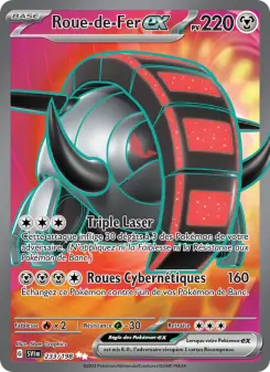 Photo carte Pokemon Roue-de-Fer-ex Écarlate et Violet 233/198