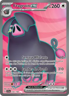 Photo carte Pokemon Fragroin-ex Écarlate et Violet 234/198