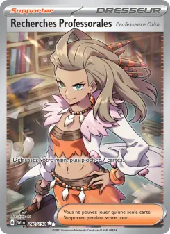 Carte Pokémon Recherches Professorales