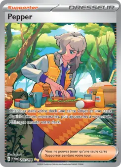 Photo carte Pokemon Pepper Écarlate et Violet 249/198