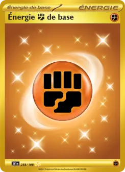 Carte Pokémon Énergie Fighting de base
