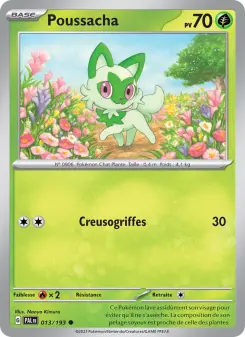 Carte Pokémon Poussacha