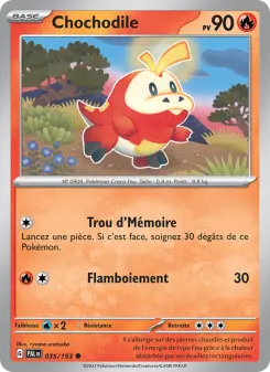 Carte Pokémon Chochodile