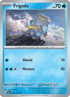 Carte Pokémon Frigodo