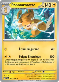 Carte Pokémon Pohmarmotte
