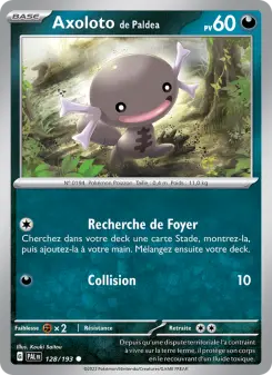 Carte Pokémon Axoloto de Paldea