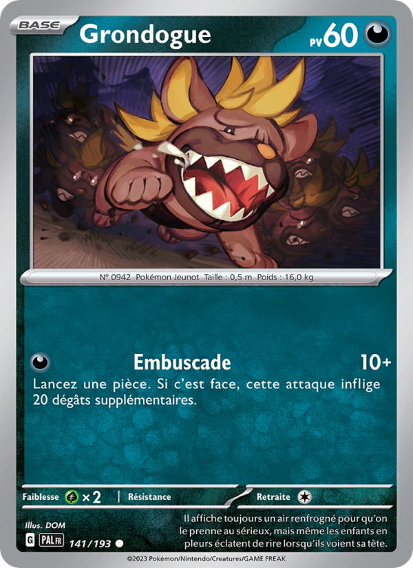 Grondogue from Évolutions à Paldea