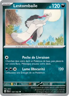 Carte Pokémon Lestombaile