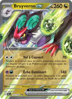 Photo carte Pokemon Bruyverne-ex Évolutions à Paldea 153/193
