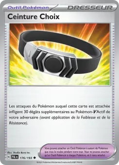 Carte Pokémon Ceinture Choix