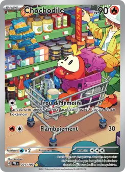 Photo carte Pokemon Chochodile Évolutions à Paldea 201/193