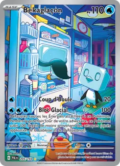 Photo carte Pokemon Bekaglaçon Évolutions à Paldea 205/193