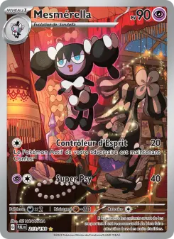 Photo carte Pokemon Mesmérella Évolutions à Paldea 213/193
