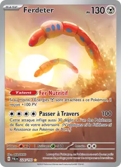 Photo carte Pokemon Ferdeter Évolutions à Paldea 224/193