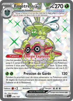 Carte Pokémon Foretress-ex