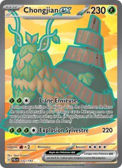 Carte Pokémon Chongjian-ex
