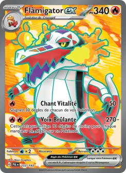 Carte Pokémon Flâmigator-ex