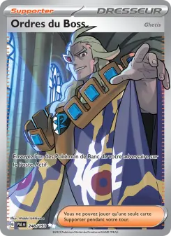 Carte Pokémon Ordres du Boss