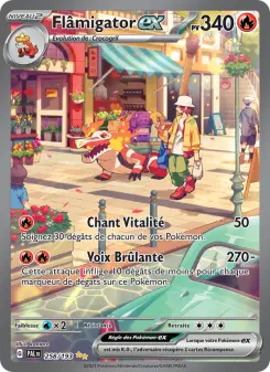 Carte Pokémon Flâmigator-ex